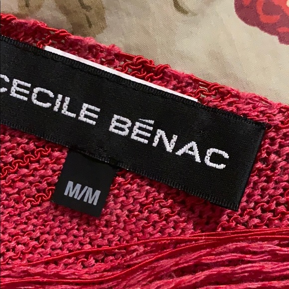 Anthropologie sleeveless top in red & pink blend - Picture 5 of 5